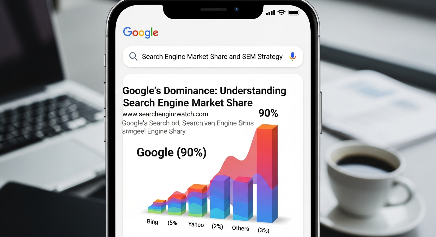 Googles Search Engine Market Share and SEM Strategy