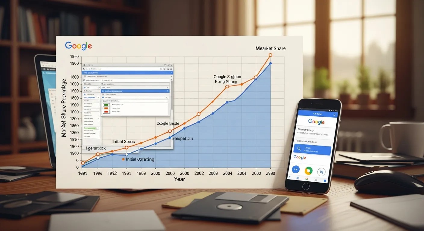 Historical Growth and Evolution of Googles Search Engine Market Share