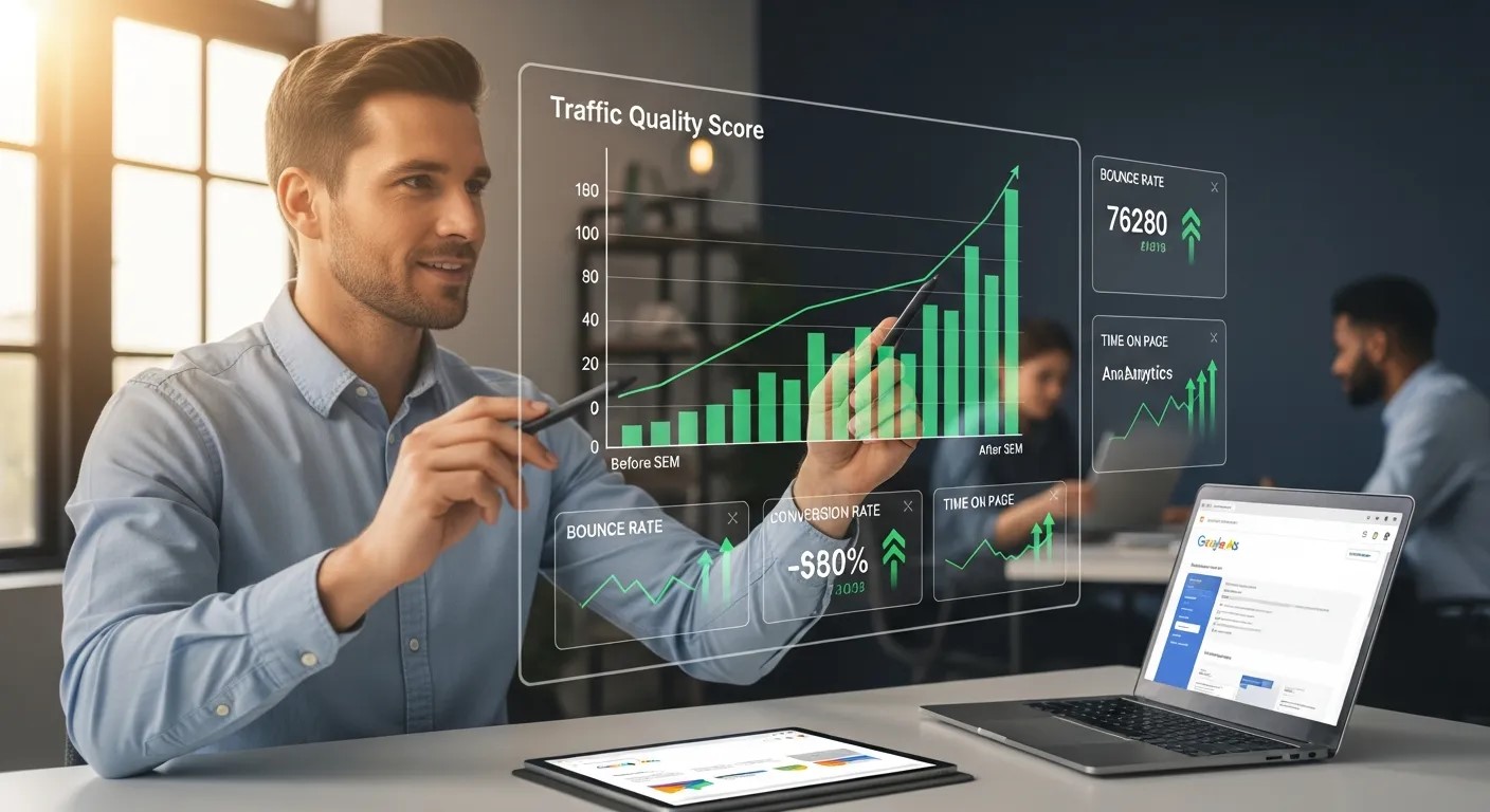 How a SEM Consultant Improves Traffic Quality