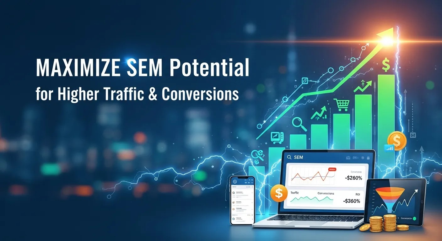 Maximize SEM Potential for Higher Traffic & Conversions