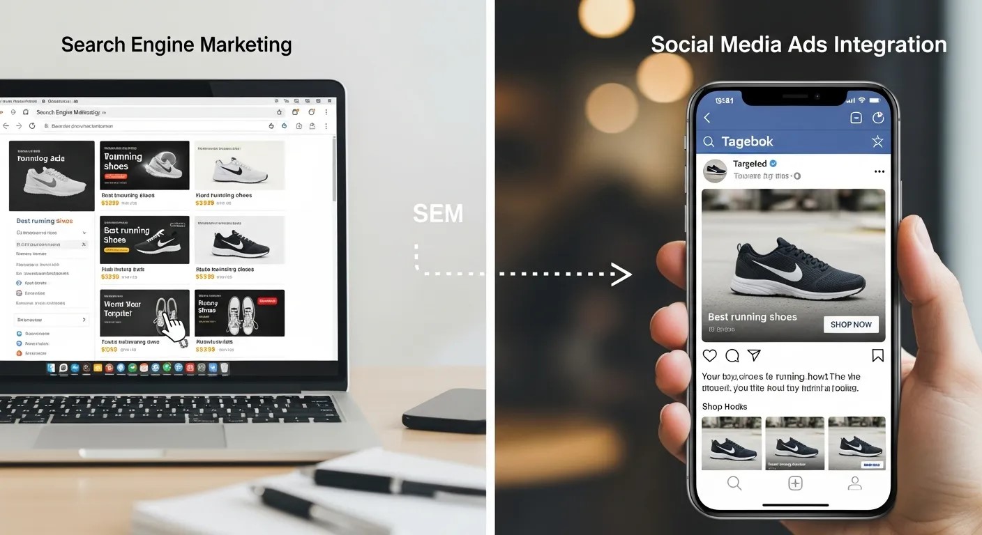Practical Example of SEM with Social Media Ads Integration