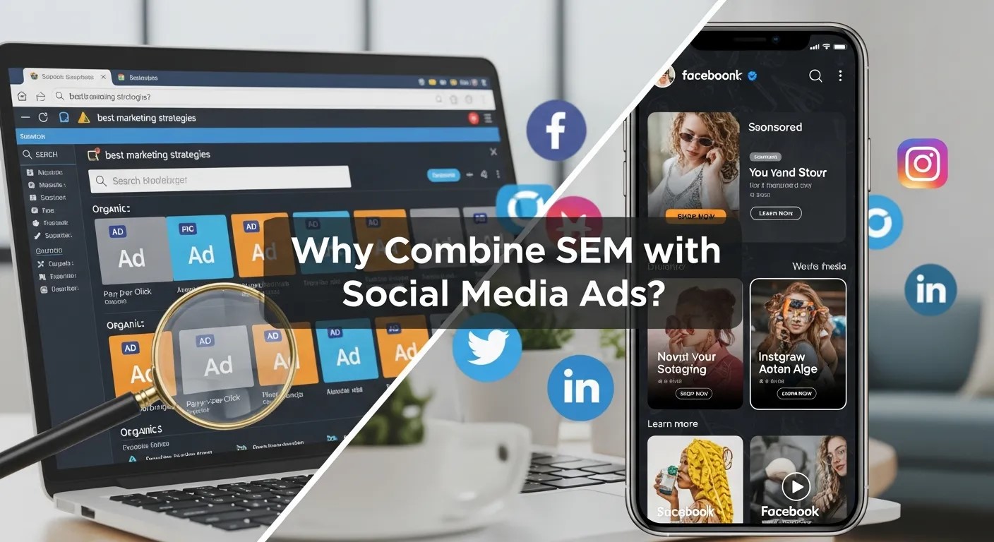 Why Combine SEM with Social Media Ads?