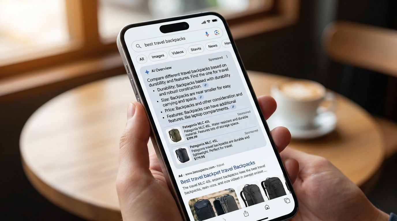 Search Ads in AI Overviews Do Not Use a Separate Campaign Type