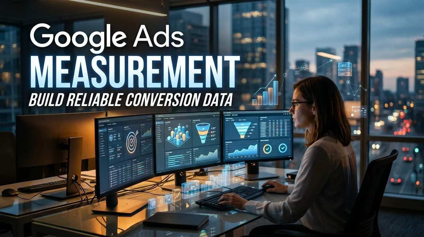 Google Ads Measurement : Build Reliable Conversion Data