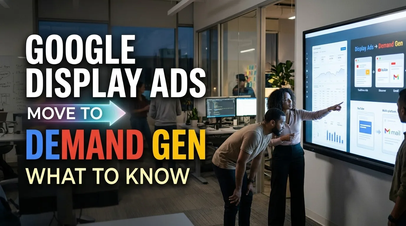 Google Display Ads Move to Demand Gen : What to Know